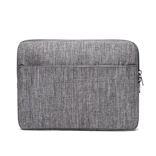 Slim, Lightweight Polyester Laptop Sleeve with Front Pocket